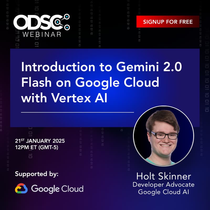 Cover Image for WEBINAR "Introduction to Gemini 2.0 Flash on Google Cloud with Vertex AI"