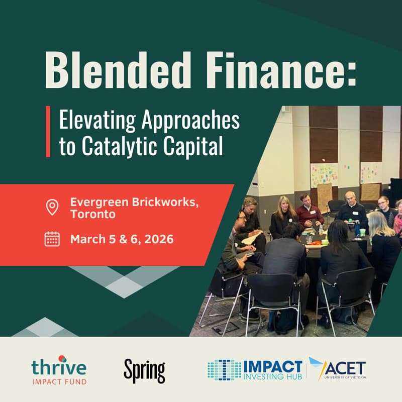 Cover Image for Blended Finance Summit: Elevating Approaches to Catalytic Capital