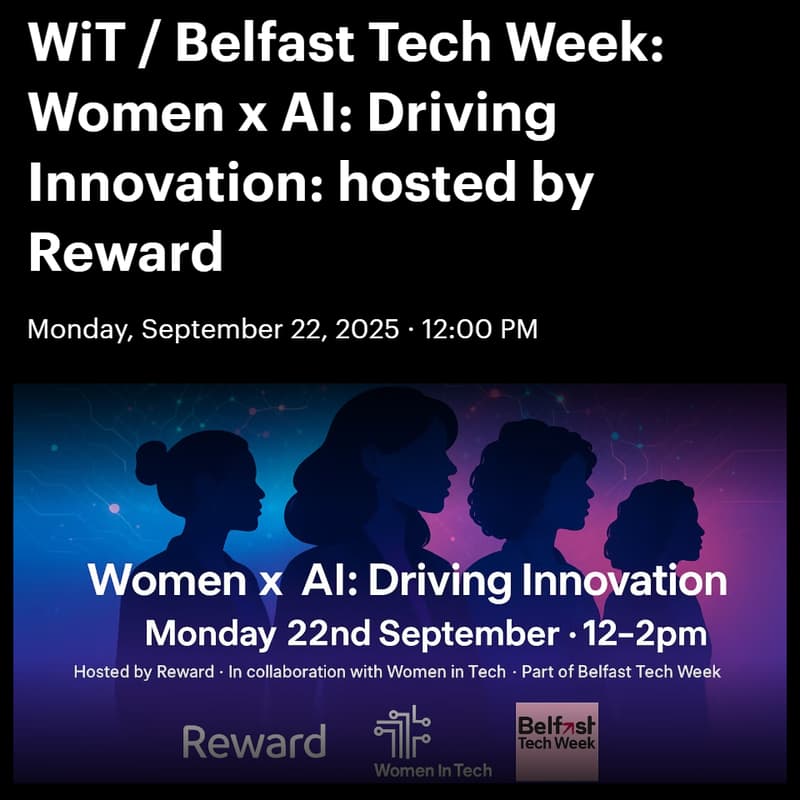 Cover Image for Women x AI: Driving Innovation: hosted by Reward