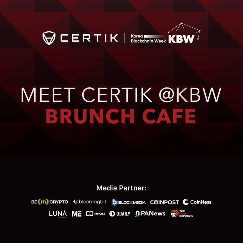 Cover Image for Meet CertiK @KBW - Brunch Cafe