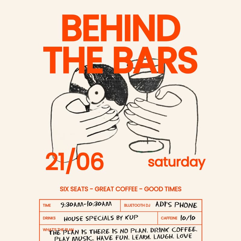 Cover Image for Behind the bars (Coffee Workshop for legends)
