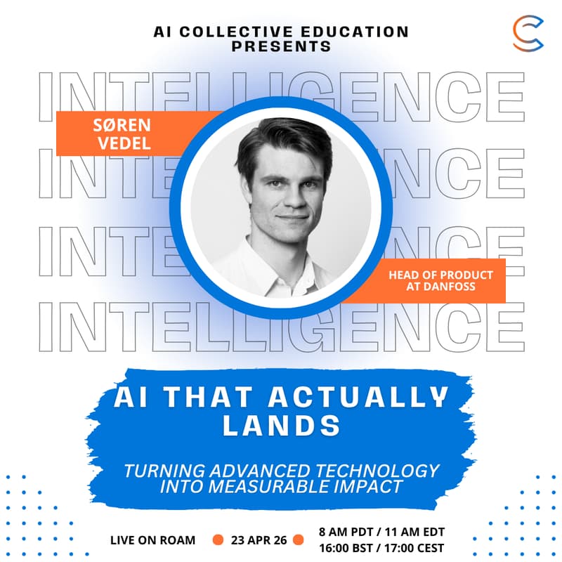 Cover Image for AI Collective Executive Track: AI That Actually Lands: Turning Advanced Technology into Measurable Business Impact