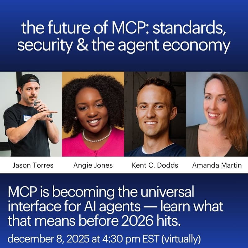 Cover Image for The future of MCP: standards, security & the agent economy