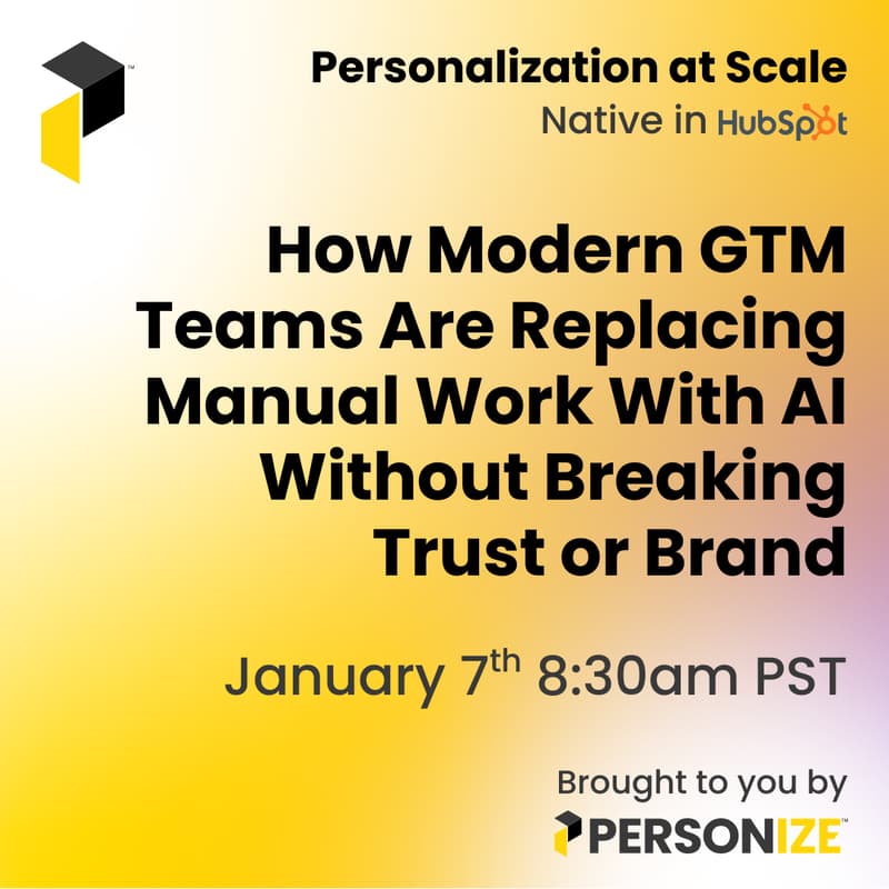 Cover Image for How Modern GTM Teams Are Replacing Manual Work With AI Without Breaking Trust or Brand