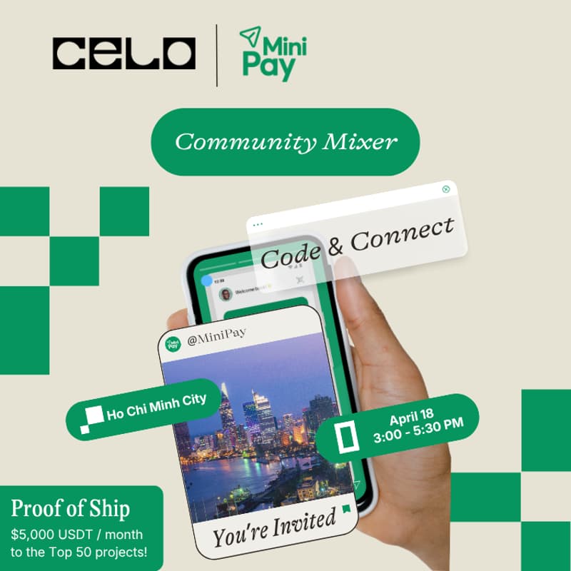 Cover Image for MiniPay | Celo Community Mixer— HCMC