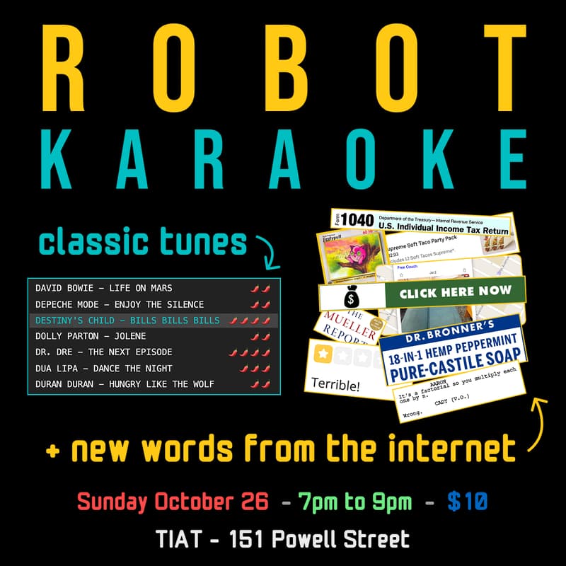 Cover Image for Robot Karaoke with Jamie Brew