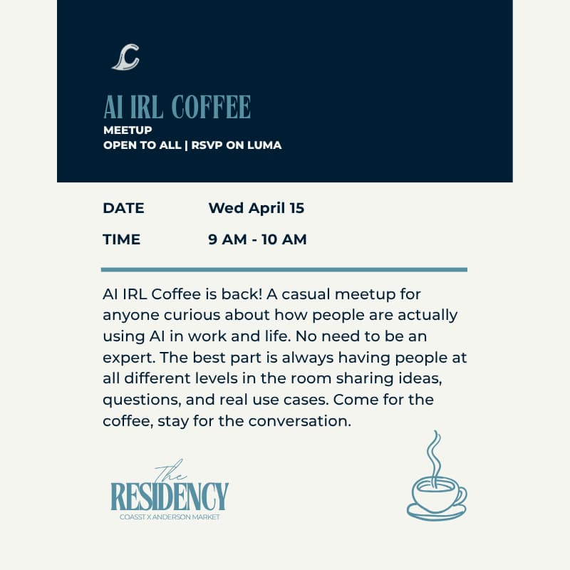 Cover Image for AI IRL Coffee