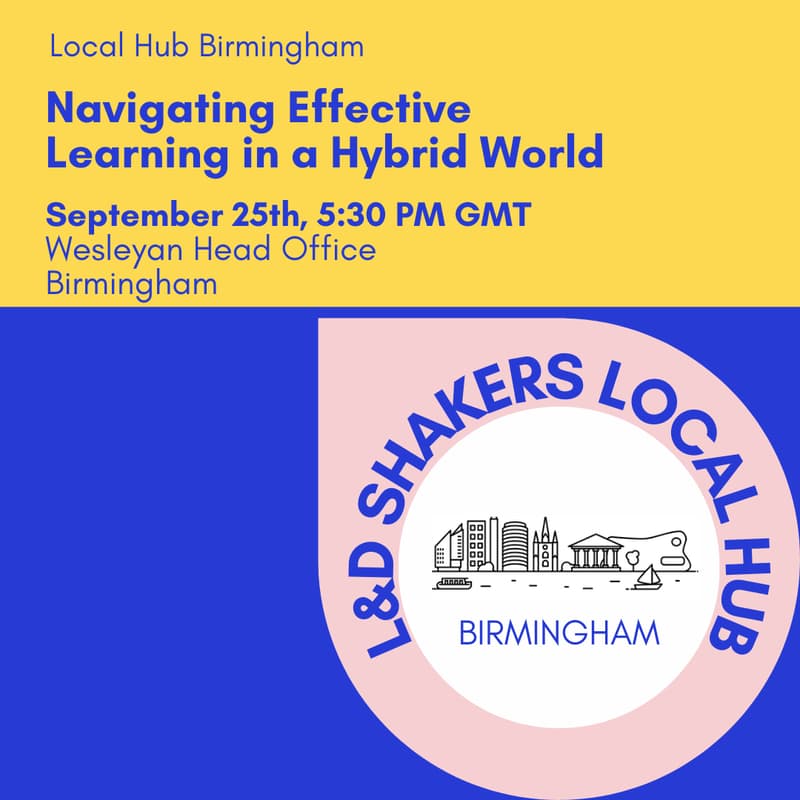 Cover Image for Local Hub Birmingham: Navigating Effective Learning in a Hybrid World