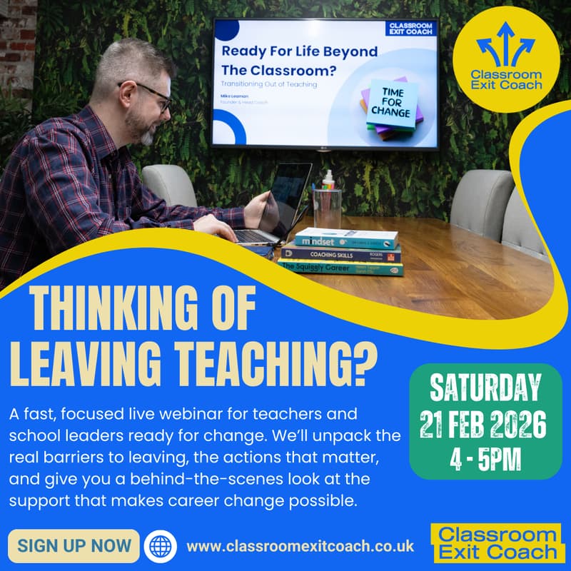 Cover Image for Thinking Of Leaving Teaching?