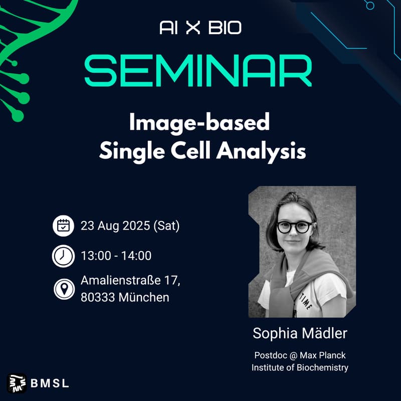 Cover Image for AI x Bio Seminar : Image-based Single Cell Analysis