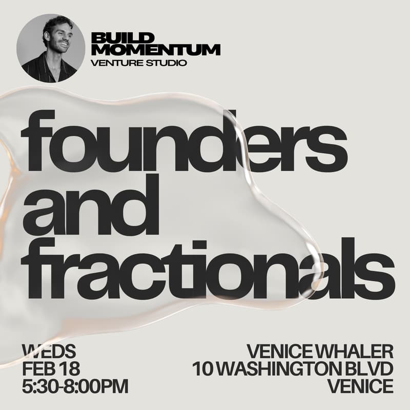 Cover Image for Founders and Fractionals, February Meetup