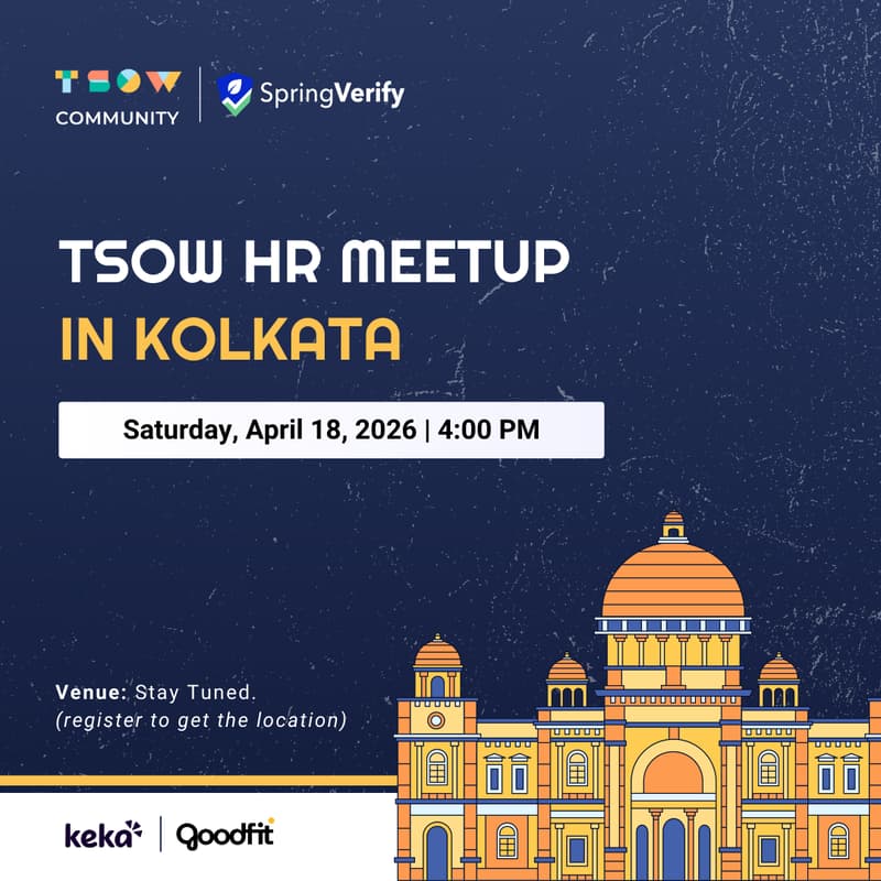 Cover Image for TSOW HR Meetup in Kolkata