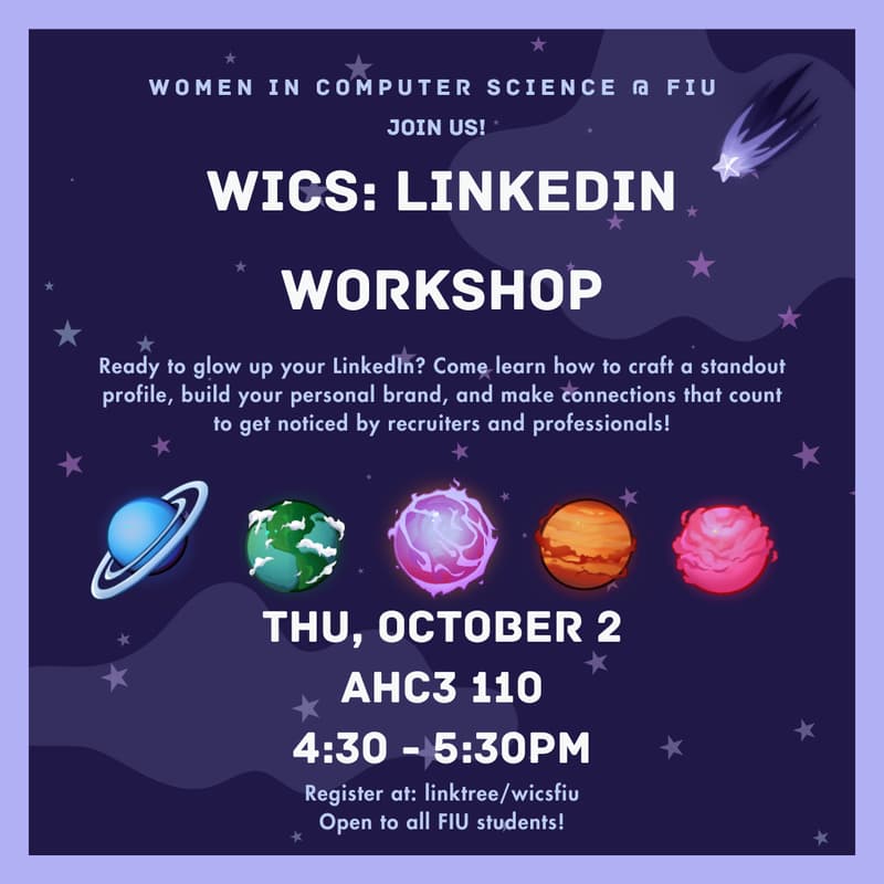 WiCS: LinkedIn Workshop · Luma