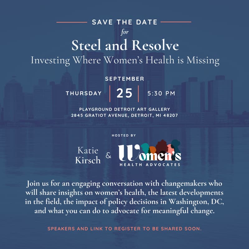 Cover Image for Steel and Resolve: Investing Where Women's Health is Missing (Detroit)