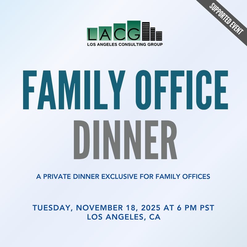 Cover Image for November 18: Private Family Office Dinner