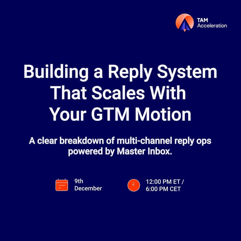 Cover Image for Building a Reply System That Scales With Your GTM Motion