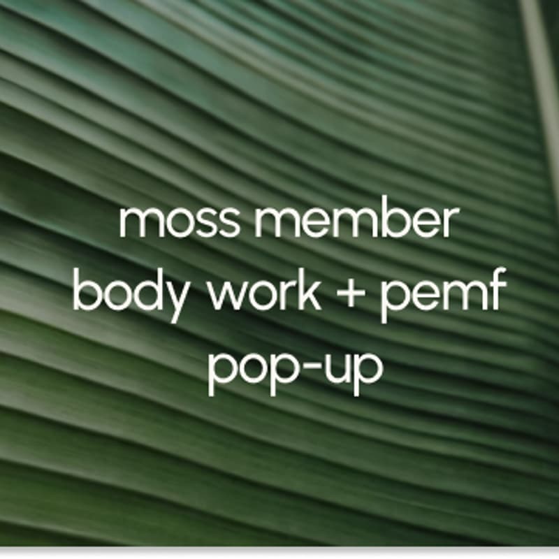 Cover Image for member exclusive: body work + pemf pop-up