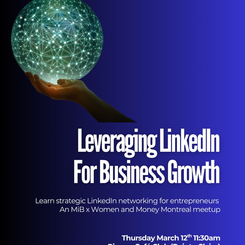 Cover Image for Leveraging LinkedIn For Business Growth ✨ MiB March Meetup