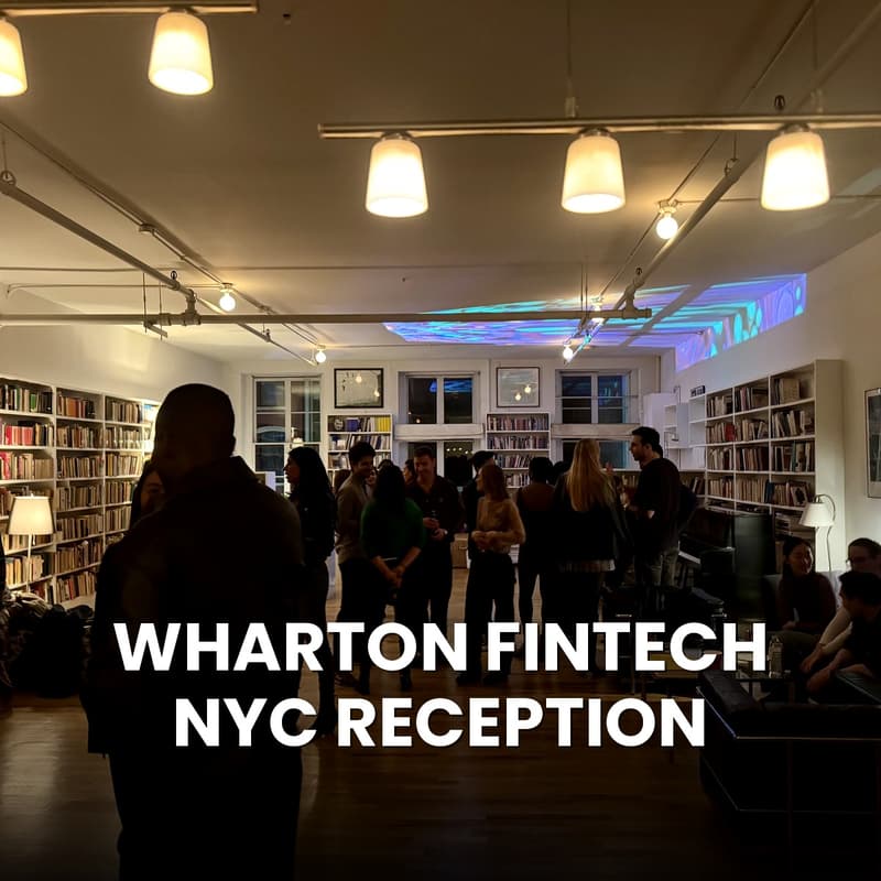 Cover Image for Wharton FinTech NYC Reception