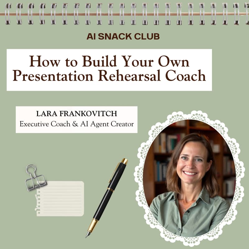Cover Image for How to Build Your Own Presentation Rehearsal Coach