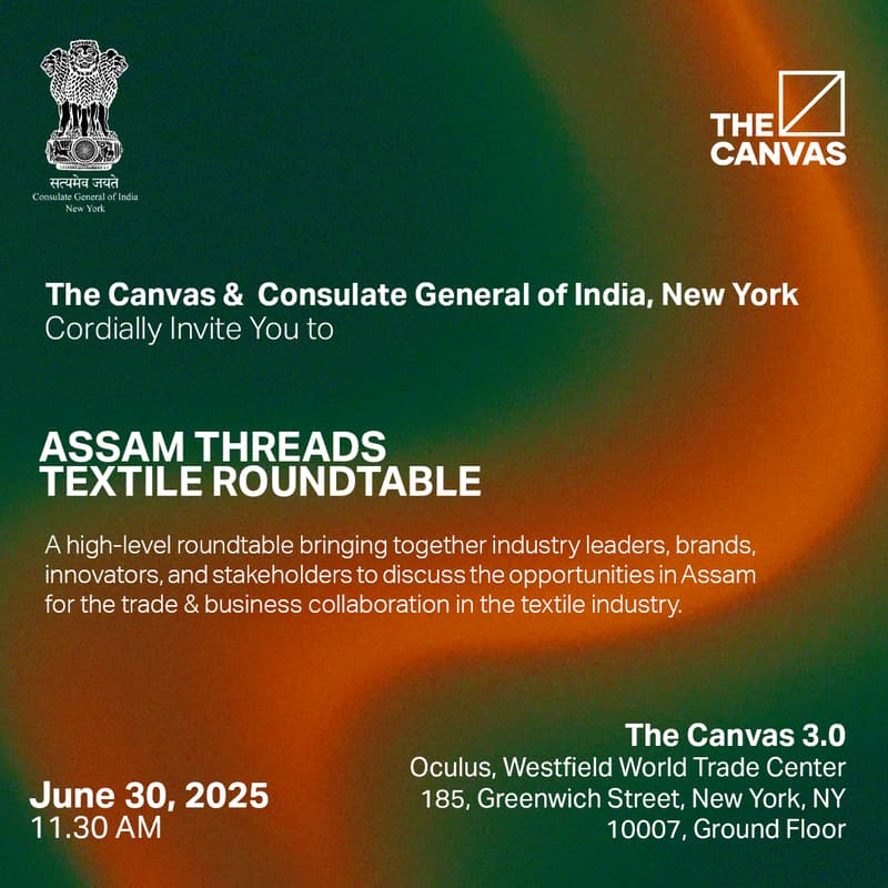 Cover Image for The Canvas and Consulate General of India, New York welcome you to Assam Threads: Textile Roundtable