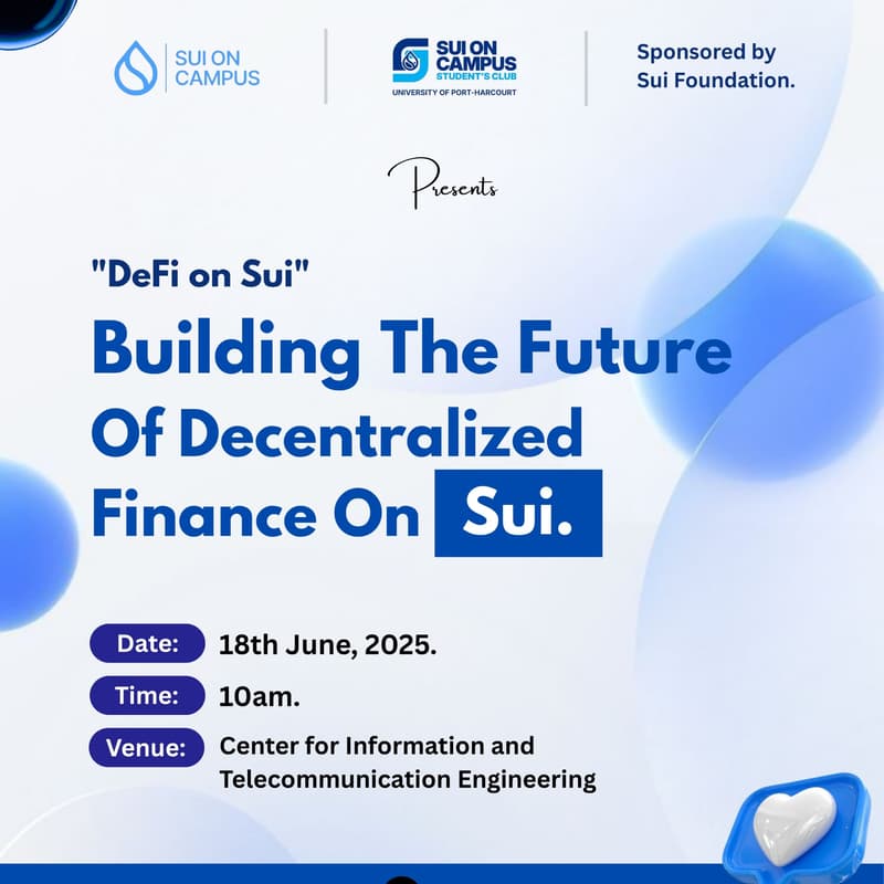 Cover Image for DeFi On Sui: Building The Future Of Decentralized Finance On Sui.