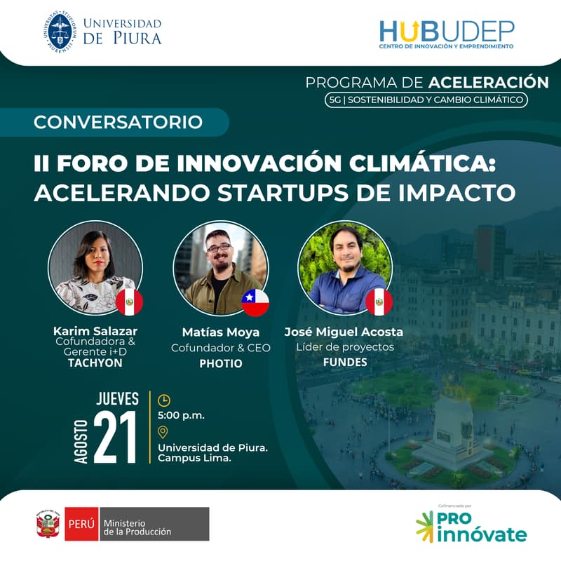 Cover Image for II Foro de Innovación Climática: Acelerando startups de impacto