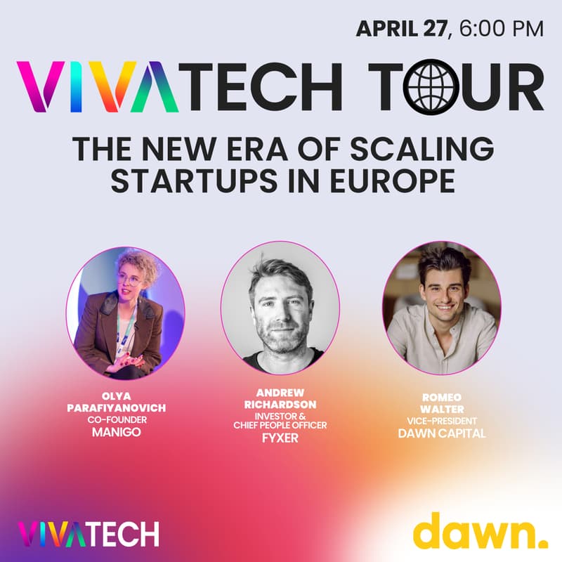 Cover Image for VivaTech Startup Meetup - The New Era of Scaling Startups in Europe