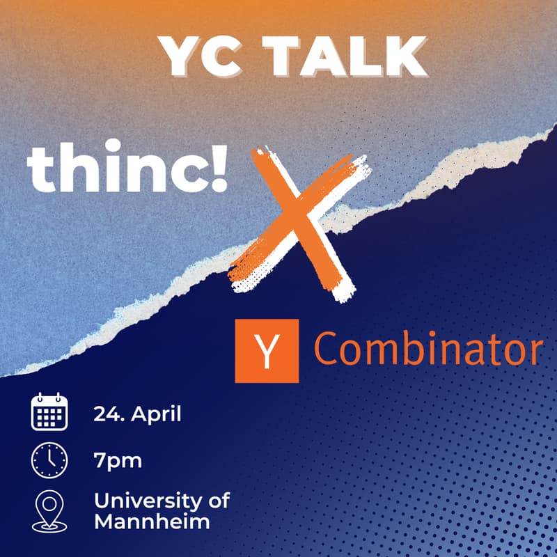 Cover Image for thinc! x YC Talk