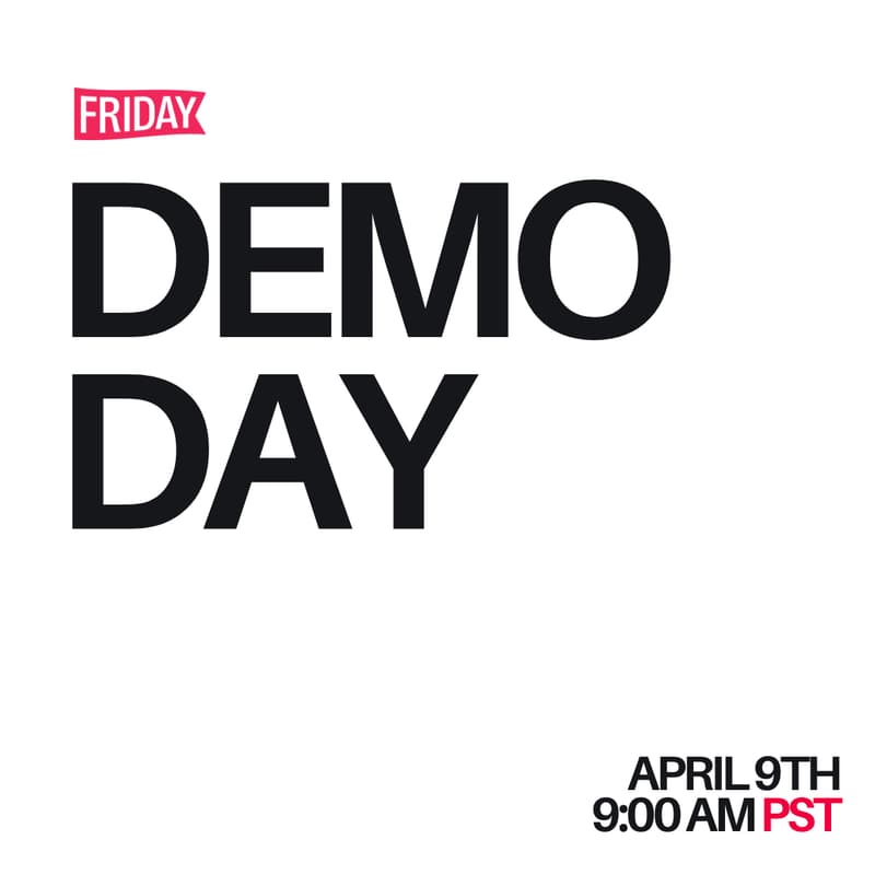 Cover Image for Friday Accelerator - Demo Day!