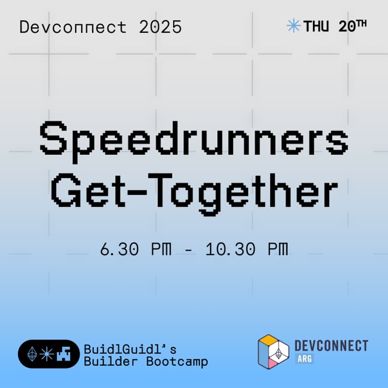 Cover Image for Speedrunners Get-Together @ Devconnect