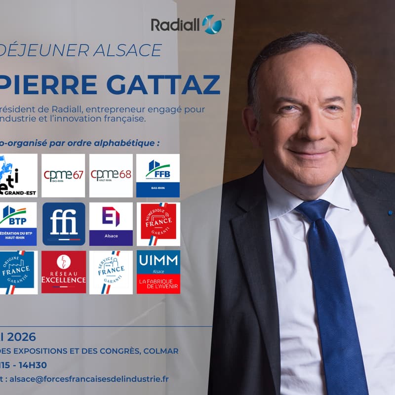 Cover Image for Déjeuner Alsace - 5 mai 2026 avec Pierre GATTAZ - Radiall