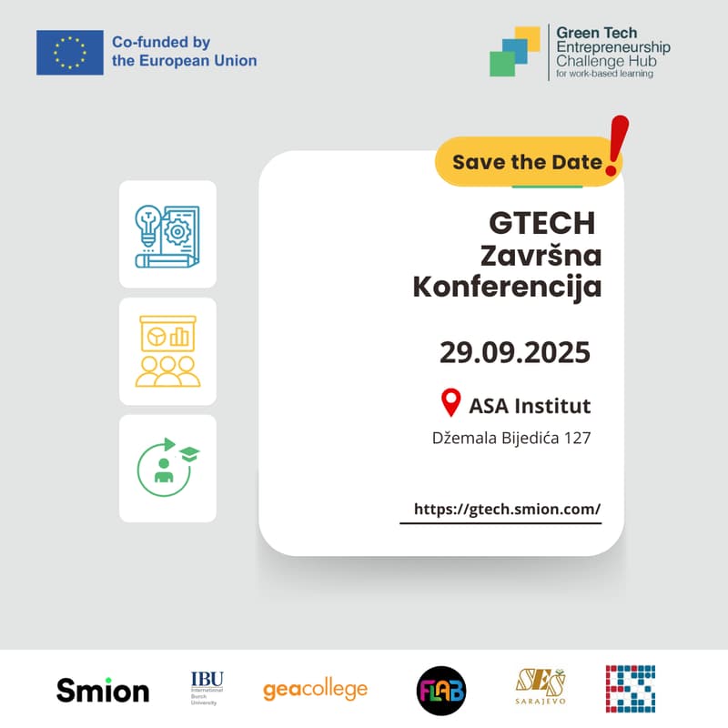 Cover Image for GTECH Završna javna konferencija: Obrazovanje za budućnost