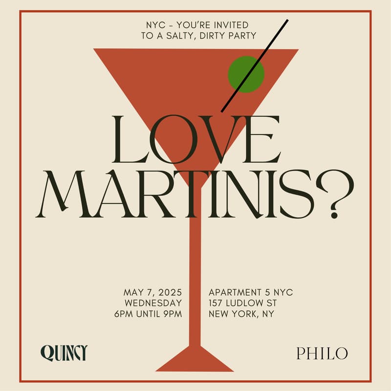 Cover Image for Dirty & Salty Martini Happy Hour