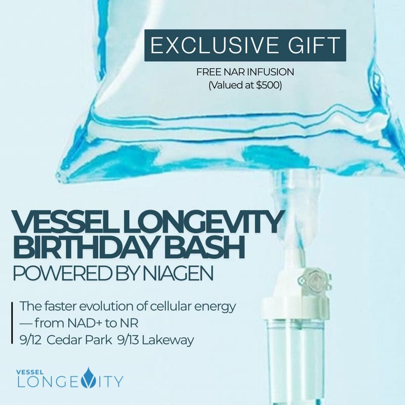 Cover Image for Vessel Longevity Birthday Bash | Powered by Niagen