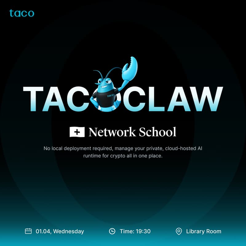 Cover Image for TacoCLaw: Get Your Own Crypto AI OS + Double Your First $10