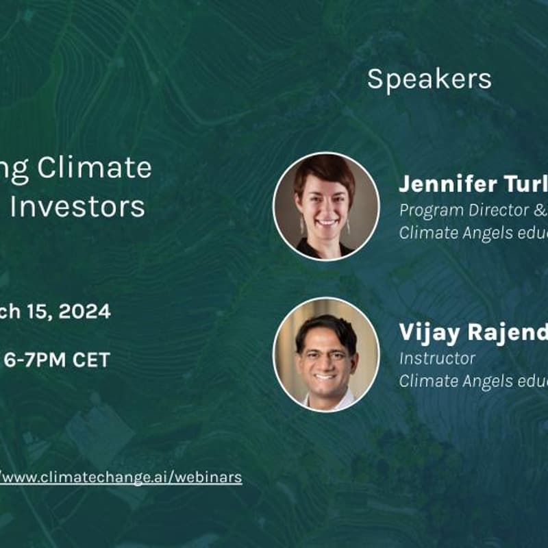 Climate Tech Angel Investing in the Age of AI · Zoom · Luma
