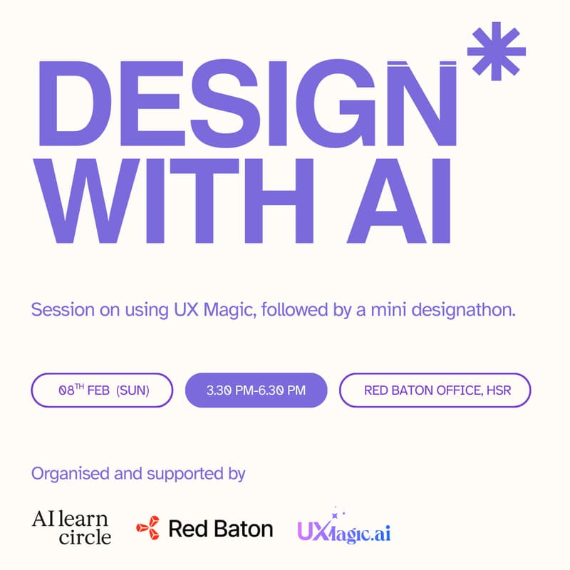 Cover Image for Design with AI (Session & Mini-Designathon)
