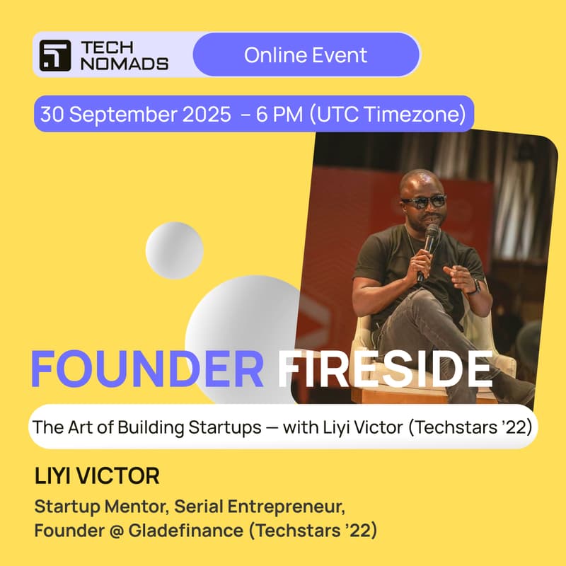 Cover Image for Founder Fireside: The Art of Building Startups — with Liyi Victor (Techstars ’22)