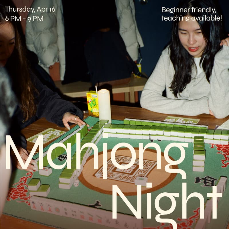 Cover Image for Mahjong Night (Beginner friendly!)