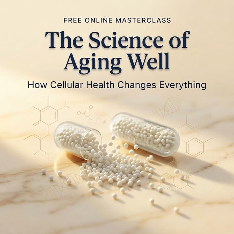 Cover Image for The Science of Aging Well: How Cellular Health Changes Everything
