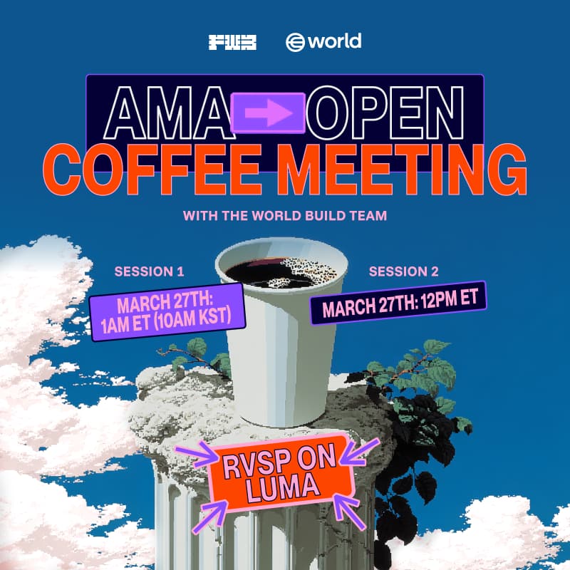 Cover Image for Open Coffee Meeting AMA with World Build Team