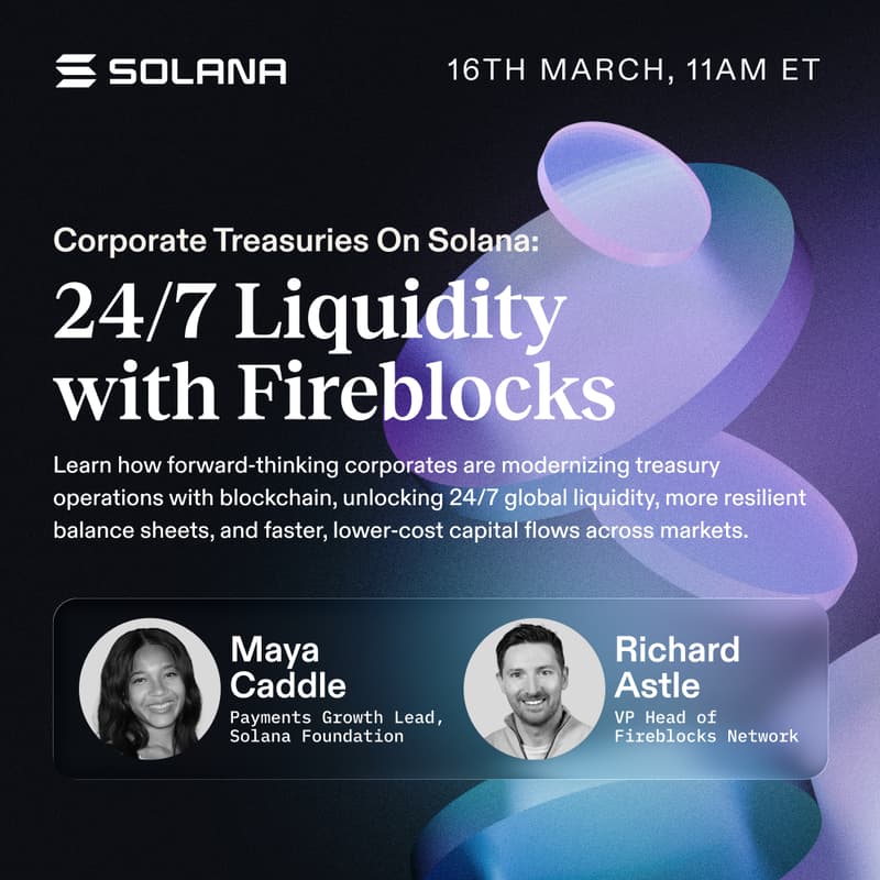 Cover Image for Webinar: Corporate Treasuries on Solana