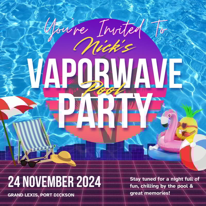Cover Image for Nick's Vaporwave Pool Party