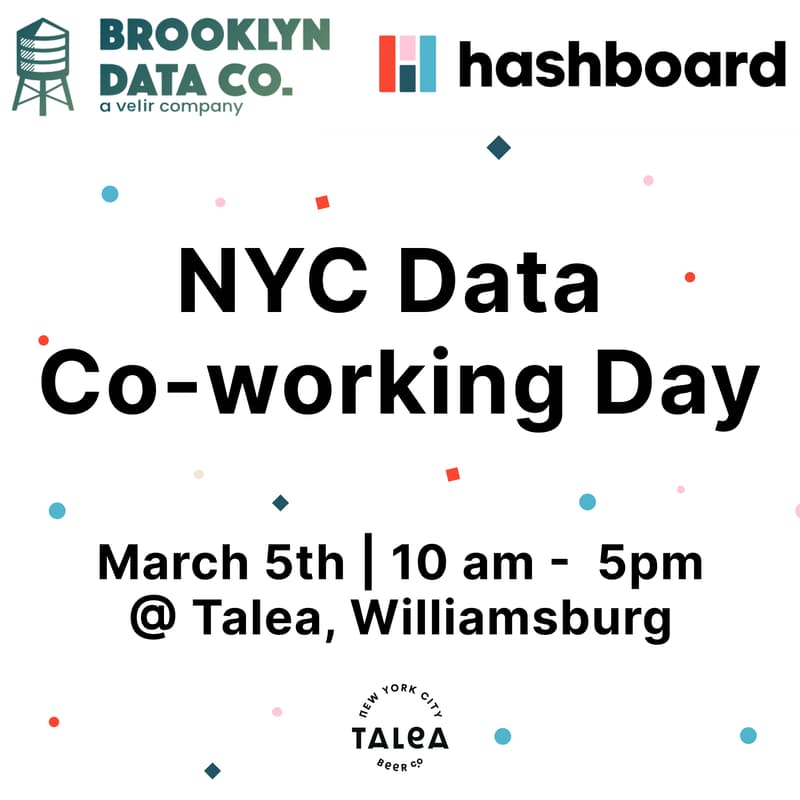 Cover Image for NYC Data Co-Working Day at Talea