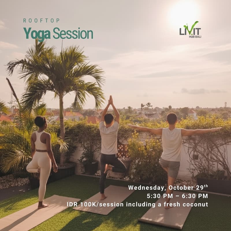 Cover Image for Sunset Rooftop Yoga
