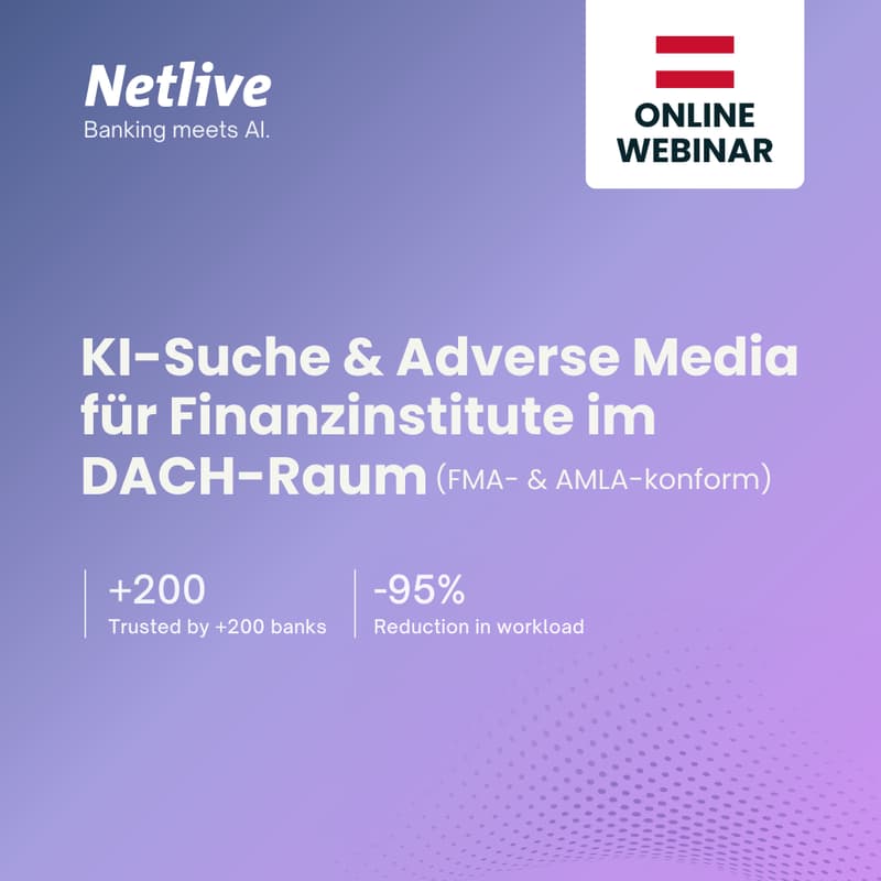 Cover Image for KI-Suche & Adverse Media Screening für Finanzinstitute