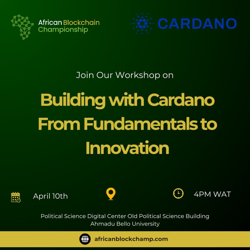 Cover Image for #2 Cardano worshop