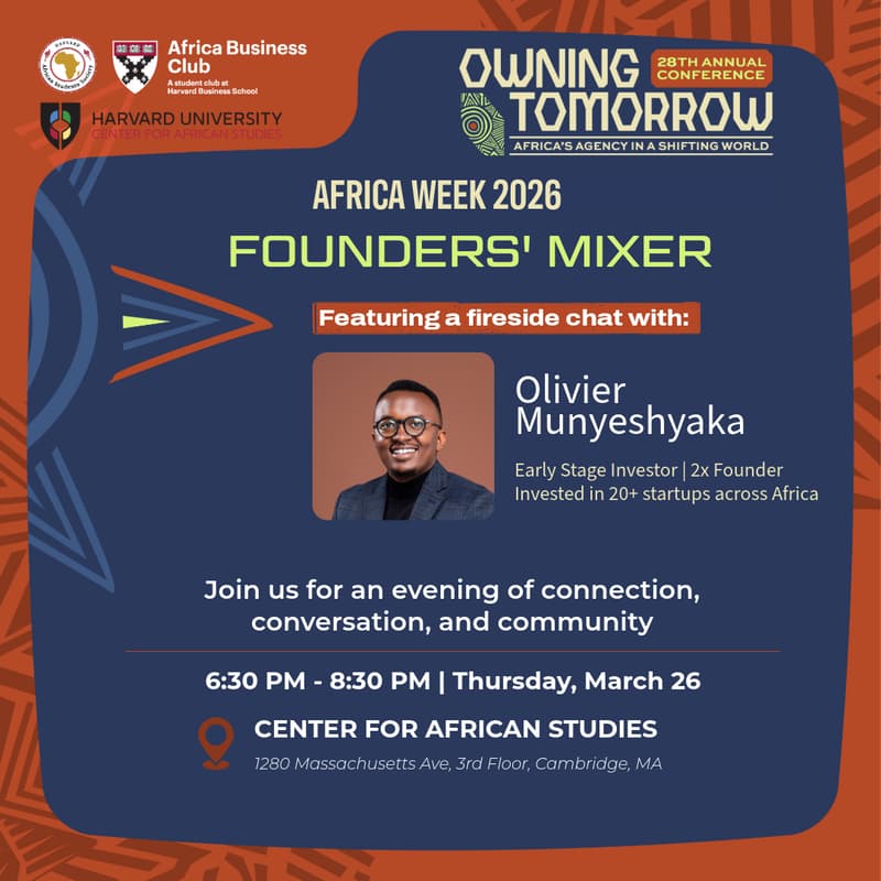 Cover Image for Africa Week Founders Mixer