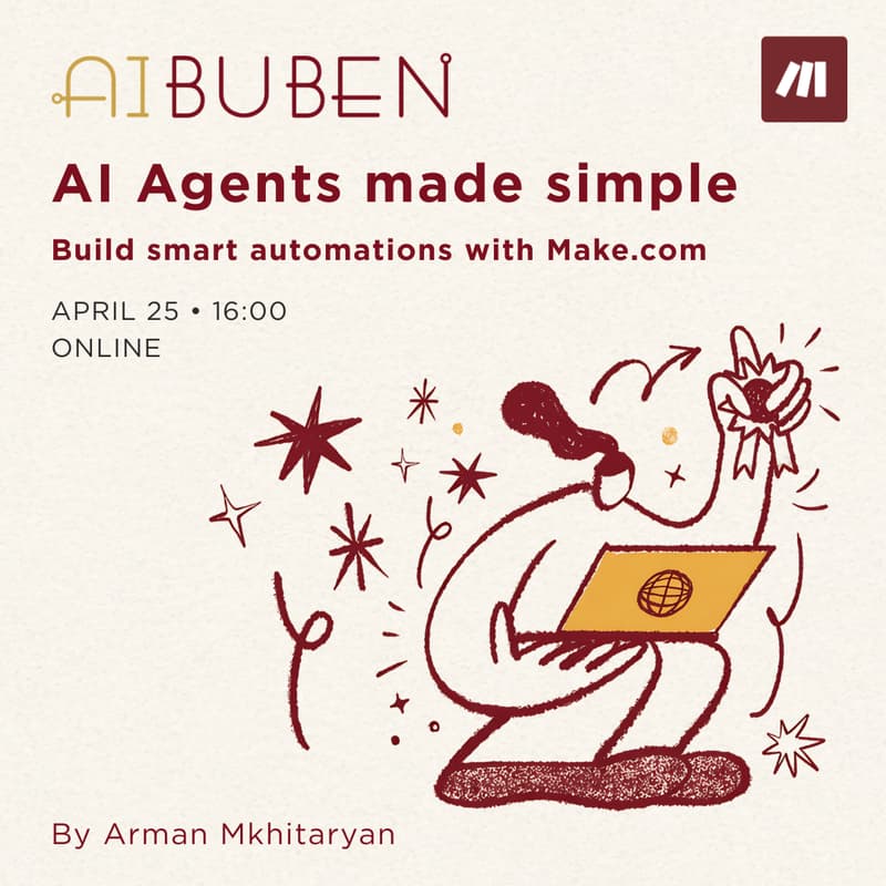 Cover Image for AI Agents made simple: Build smart automations with Make.com